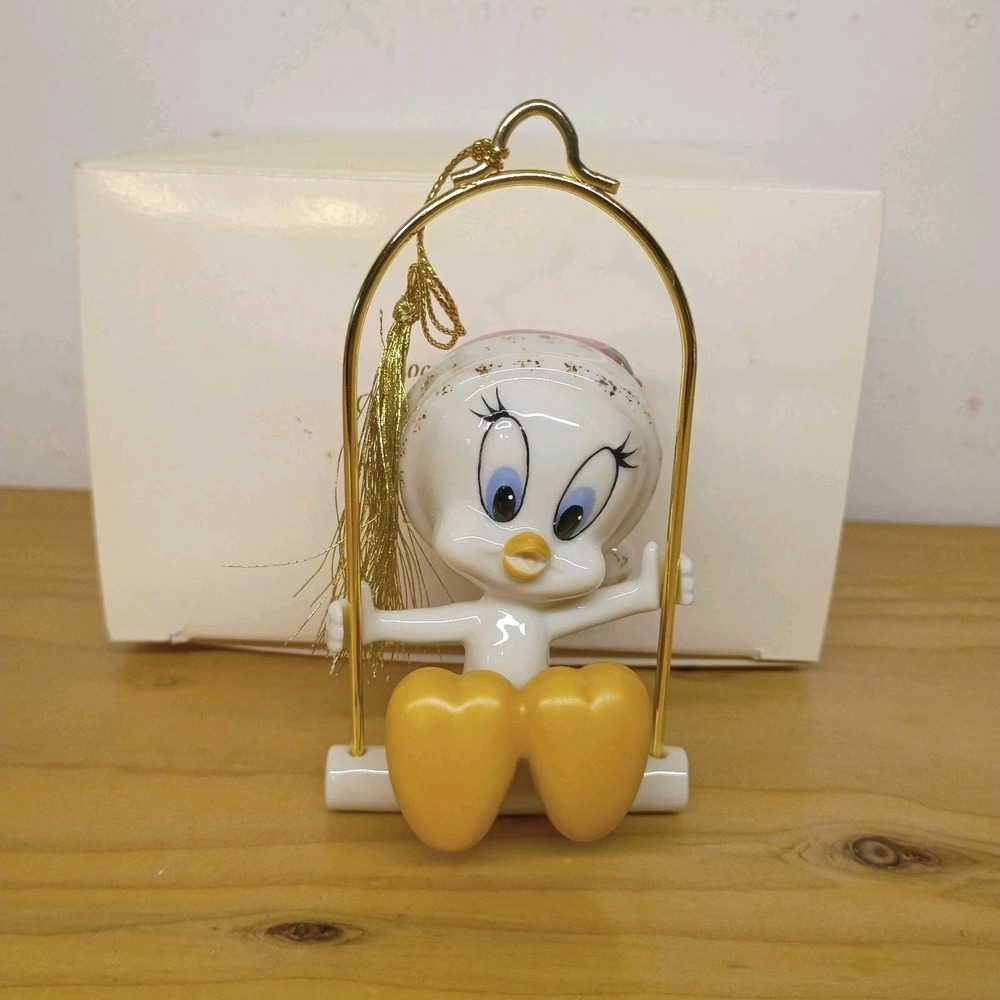 LENOX Looney Tunes TWEETY SWINGS‎ INTO CHRISTMAS Box Year 2000